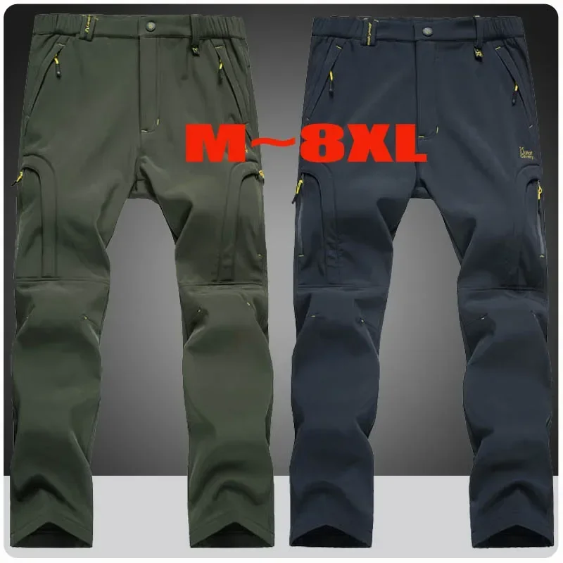 Fishing Pants Waterproof - Plus Size 6XL 7XL 8XL Mens