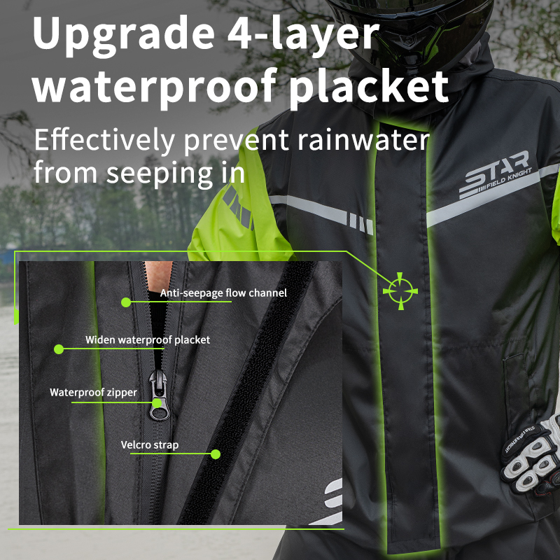 SFK Black Motorcycle Rider Rai - đánh giá và giá Fishing Rain Suit